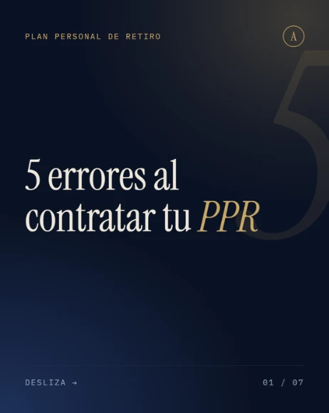 Portada de carrusel: 5 errores al contratar tu PPR