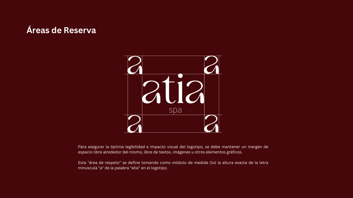 Manual de Atia Spa: áreas de reserva