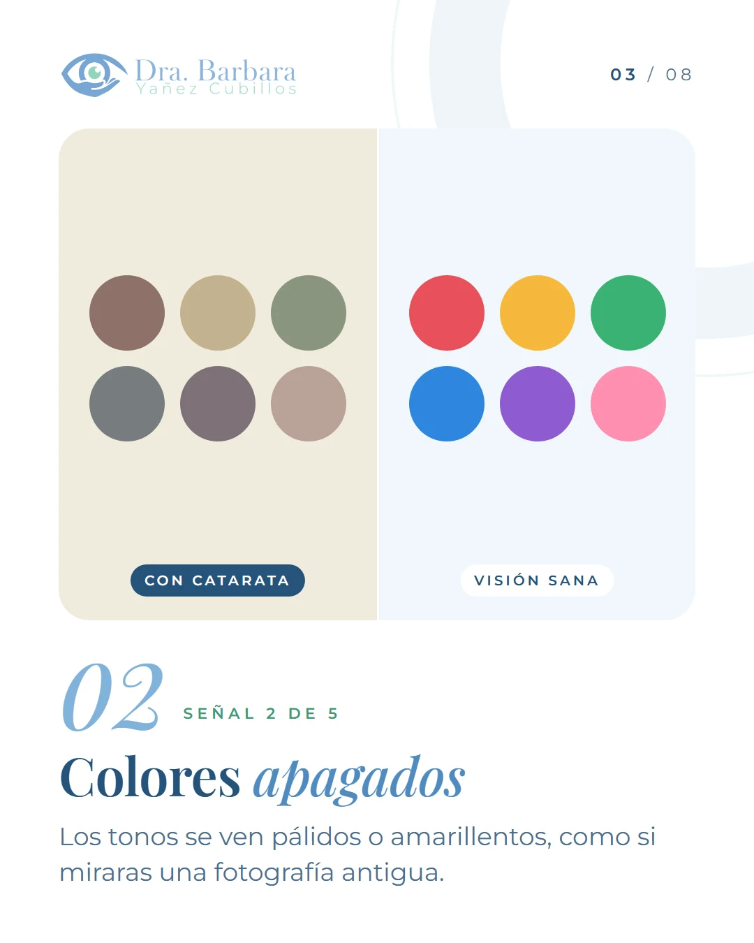 Lámina 3: Señal 2, colores apagados