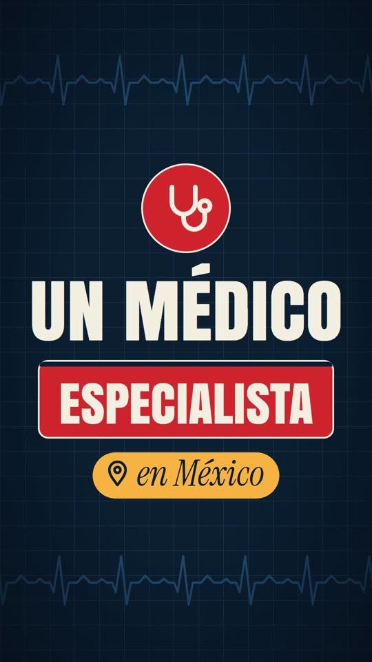 Escena de motion graphics del reel de Alejandro Sánchez dirigido a médicos